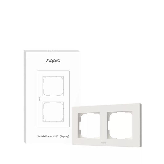 Aqara H2 EU Switch Frame (double / 2-gang), branco