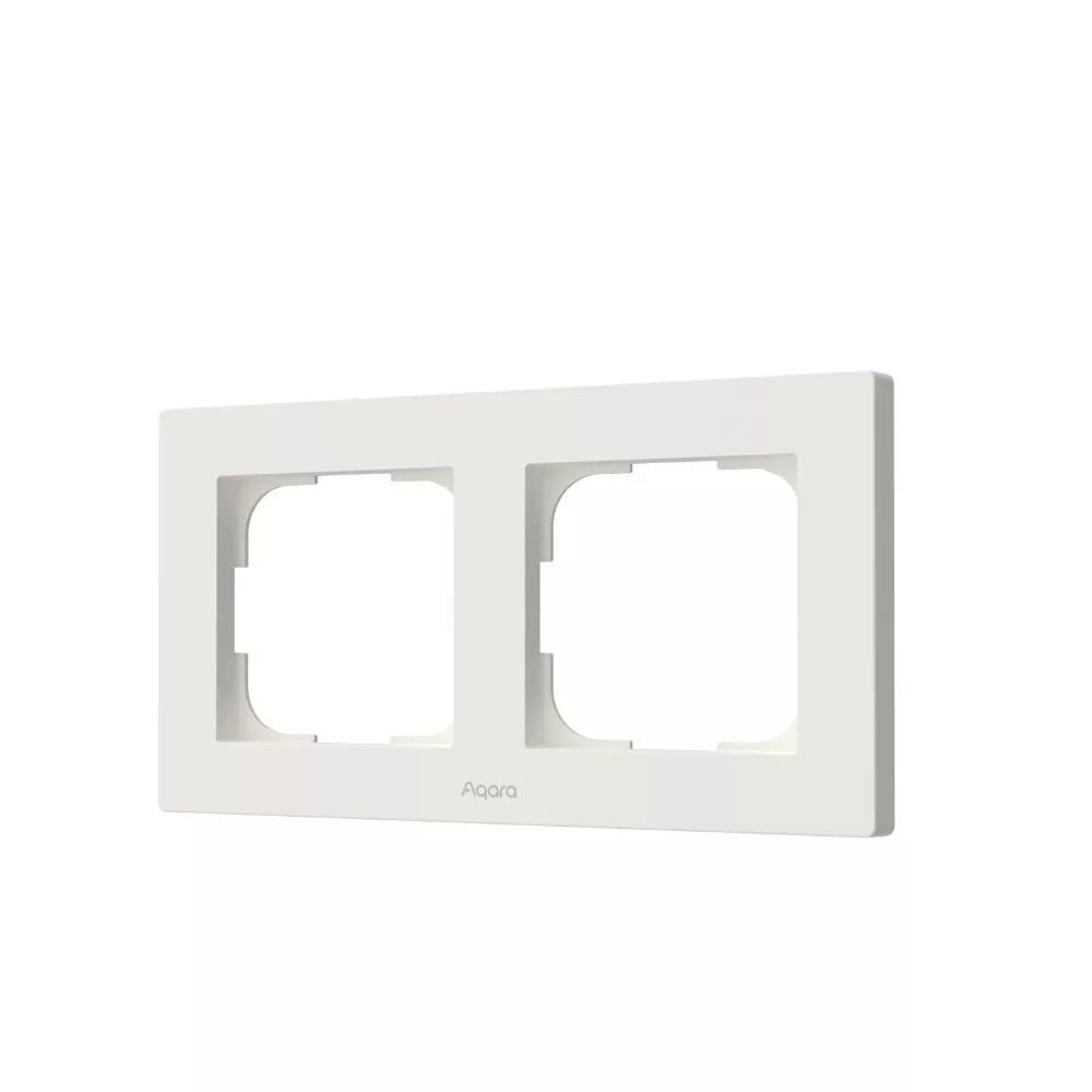 Aqara H2 EU Switch Frame (double / 2-gang), branco