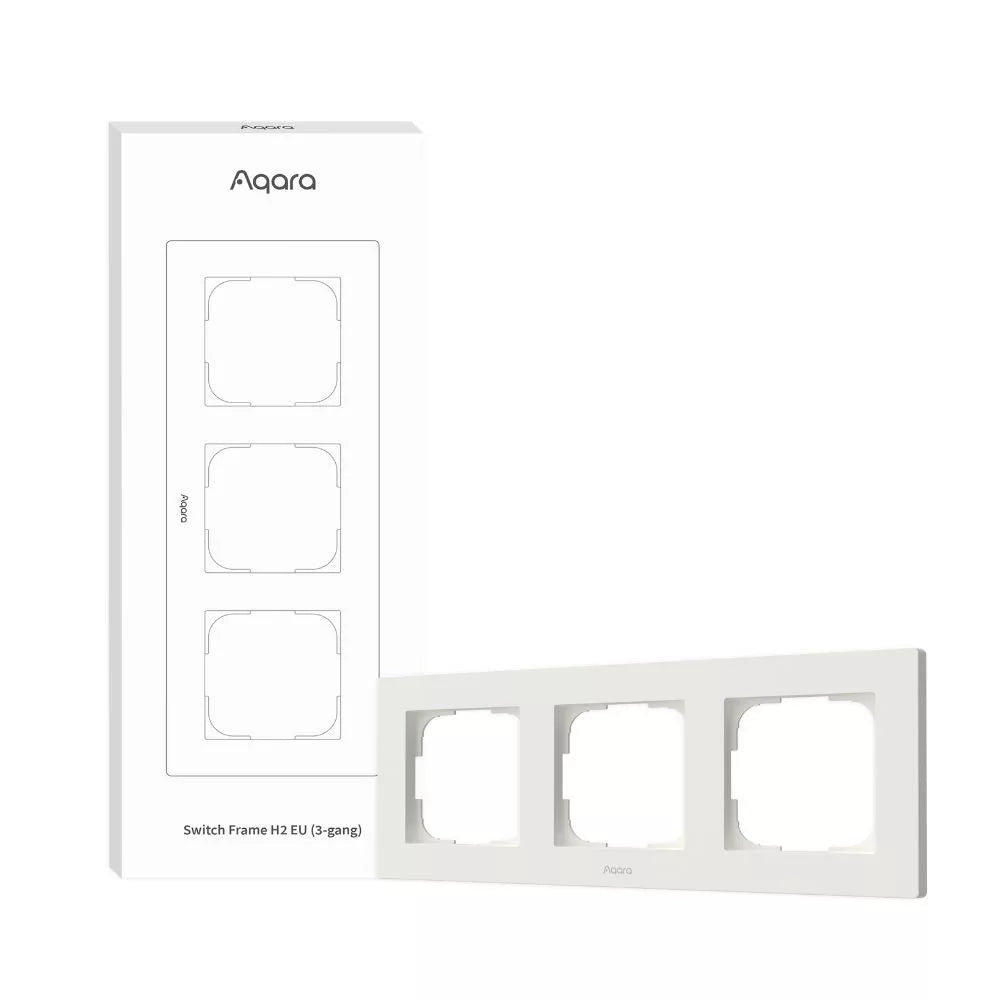 Aqara H2 EU Switch Frame (triple / 3-gang), branco