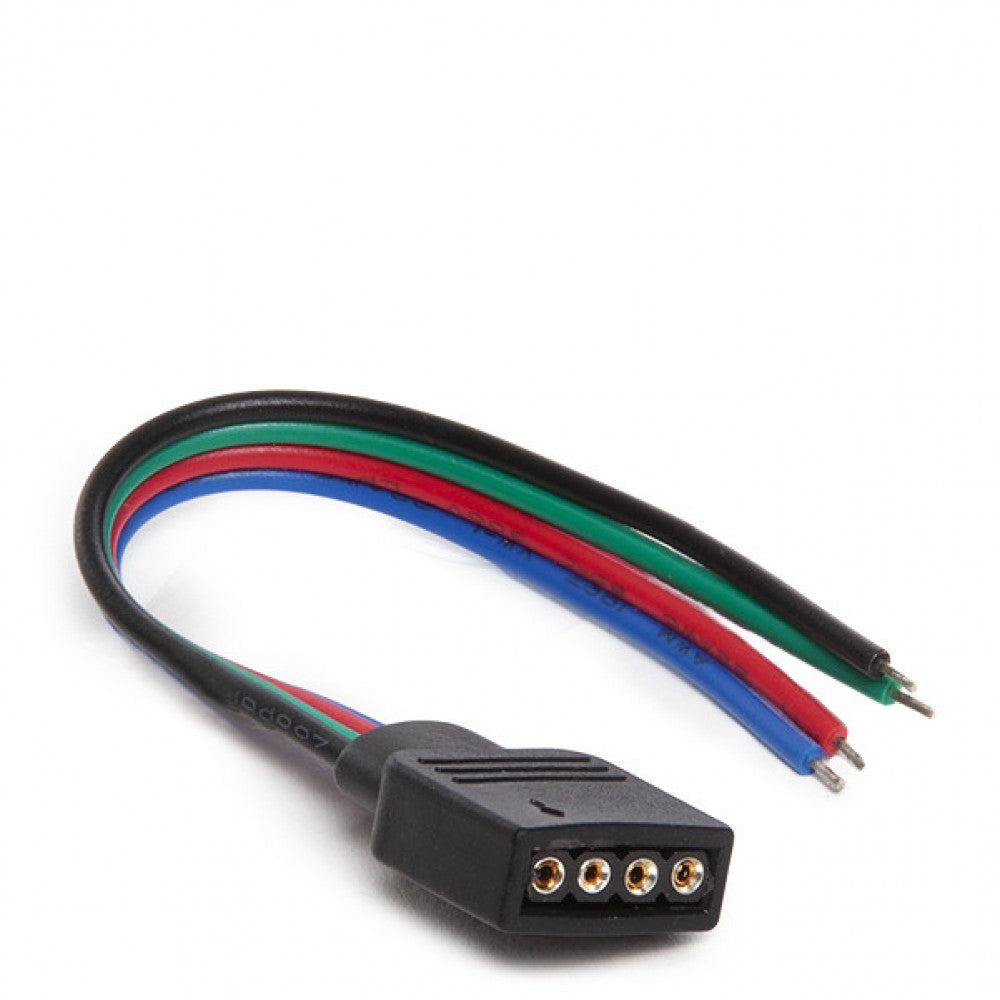 Conector Rgb 4 Alfinetes Fêmea