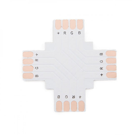 Conector Solda + Tira LED Led Rgb 10Mm