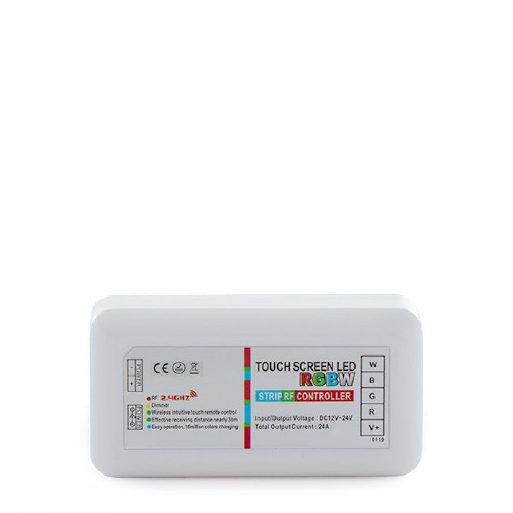 Controlador 2,4G Tira LED Led Rgb-Brancocontrole Controlo Remoto 12-24Vdc ► 288/576W