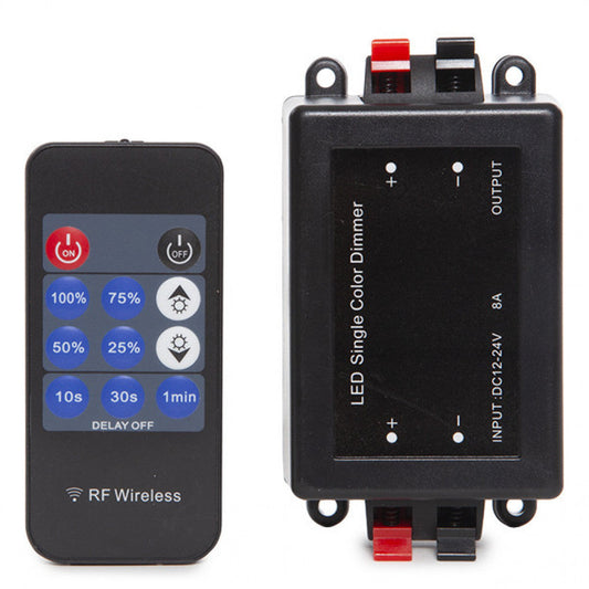 Dimmer Tira LED Led Controle Controlo Remoto 12-24Vdc ► 96/192W Multifuncional