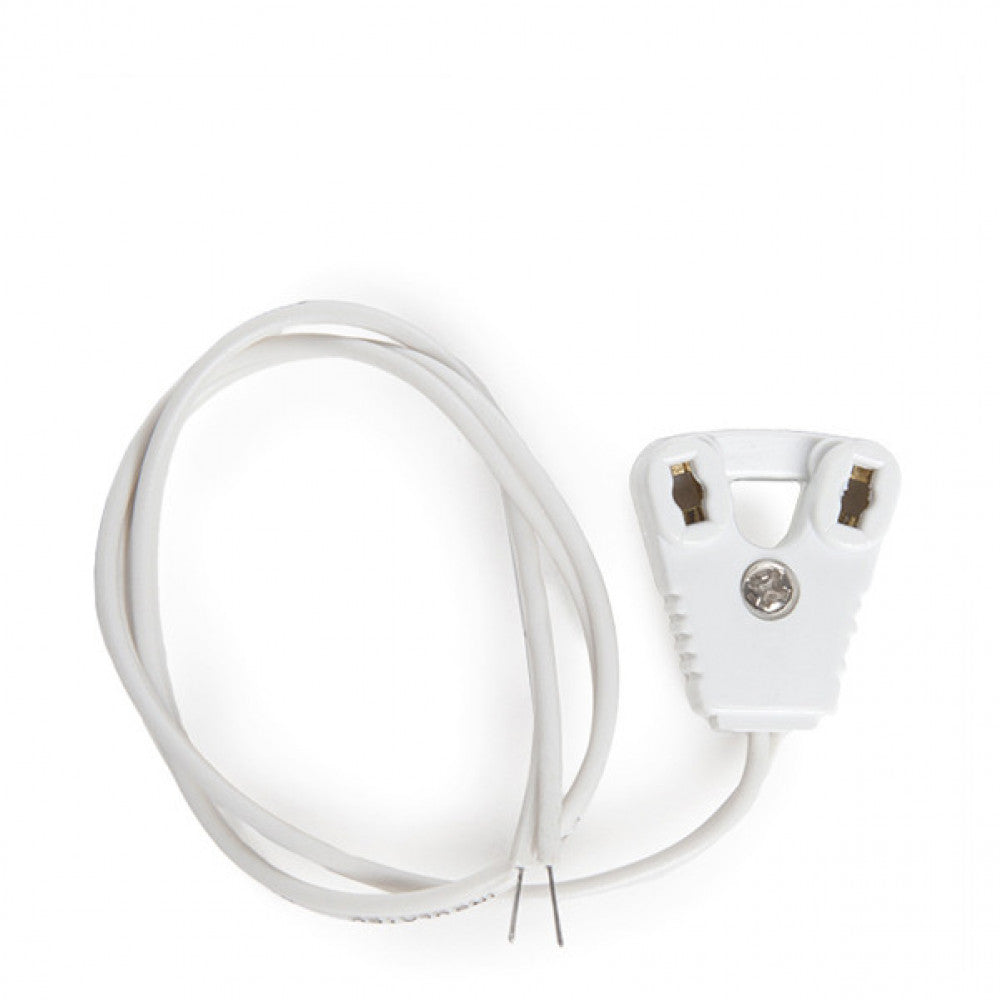 Suporte de Lâmpada Tubo de LED T8 Cabo 30Cm