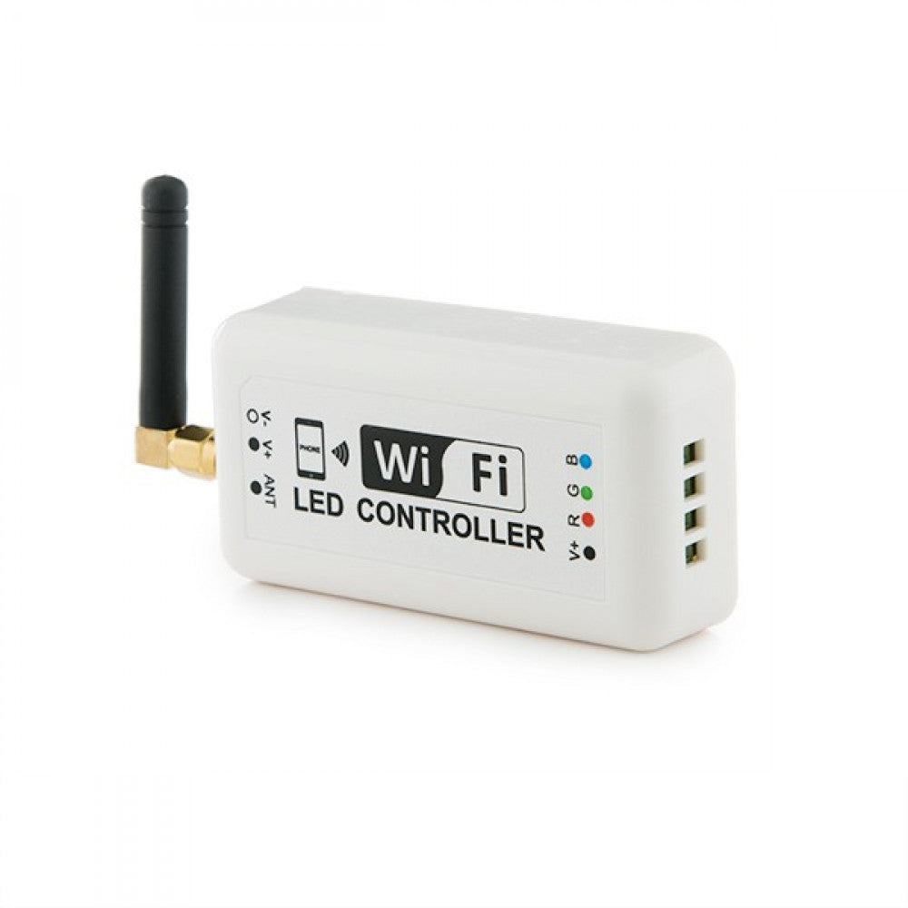 Controlador Rgb Wifi 3 Canais X 4A 12/24Vdc 144/288W