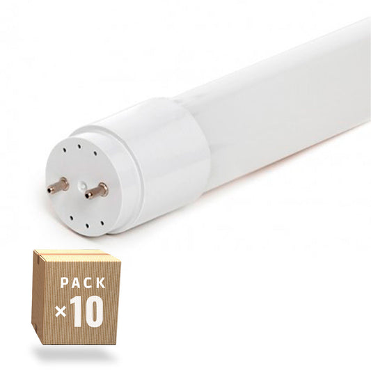 Pacote de 10 Tubos LED T8 22W 3080Lm 6000ºK Vidro 150Cm 40.000H