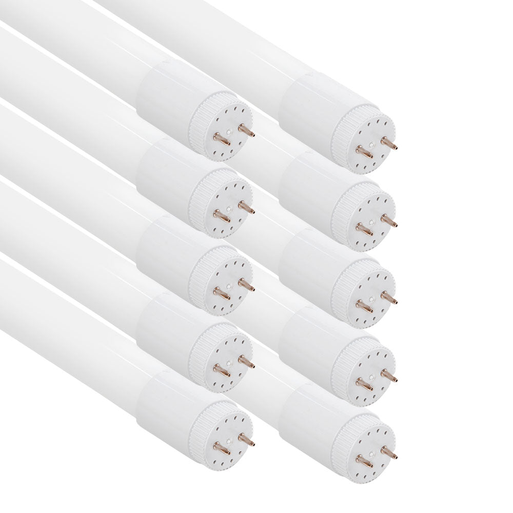 Pacote de 10 Tubos LED T8 22W 3080Lm 6000ºK Vidro 150Cm 40.000H