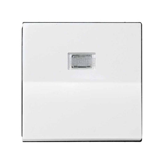 Tecla Individual com Visor Luminoso Branco SIMON 28 28011-30