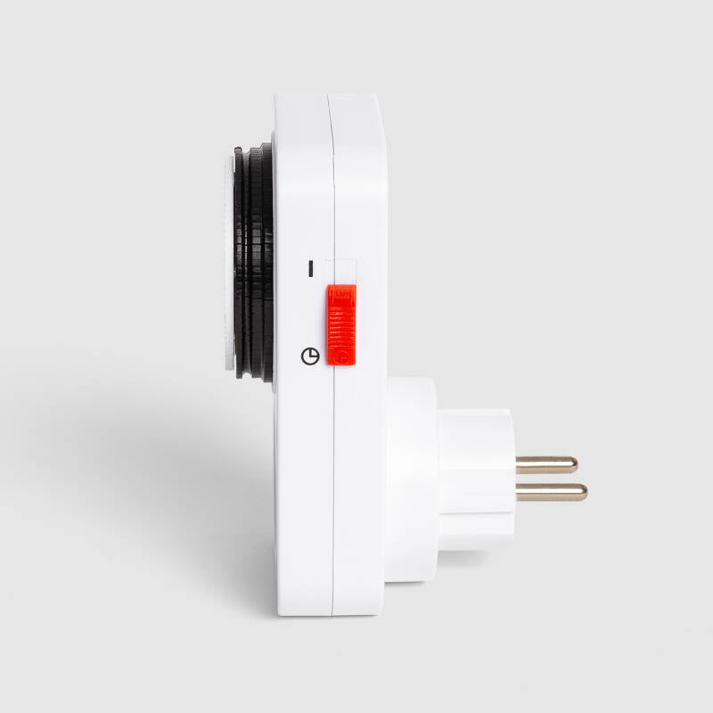 Temporizador Analógico com Tomada Tipo F Schuko