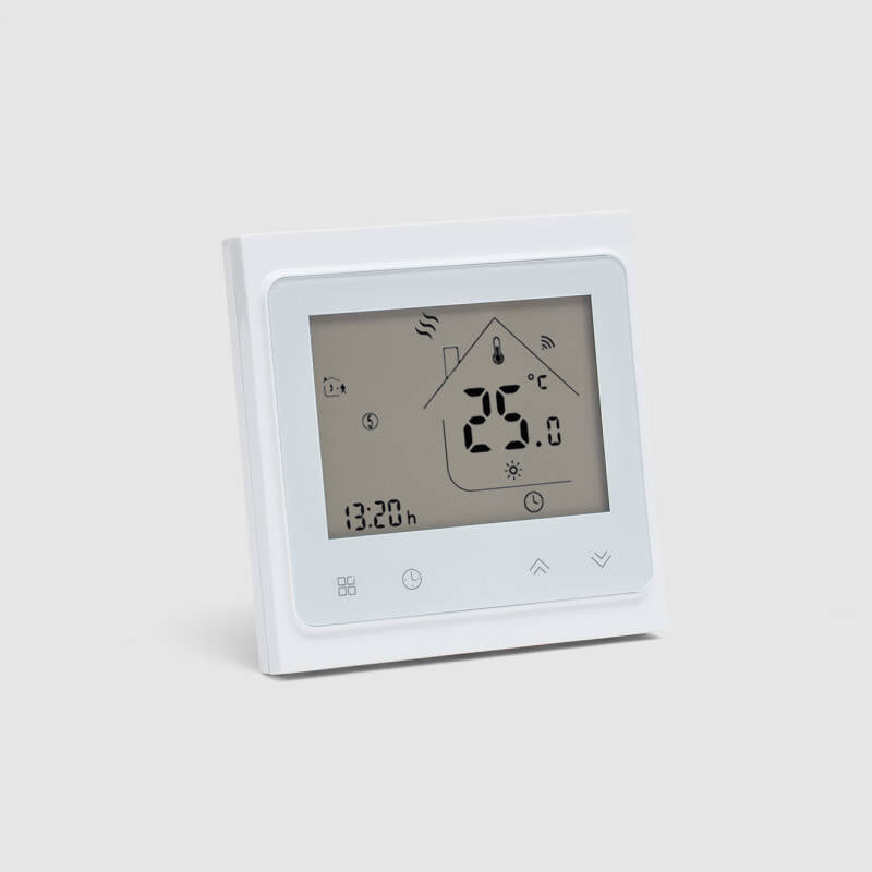 Termóstato WiFi Programável Branco para Aquecimento