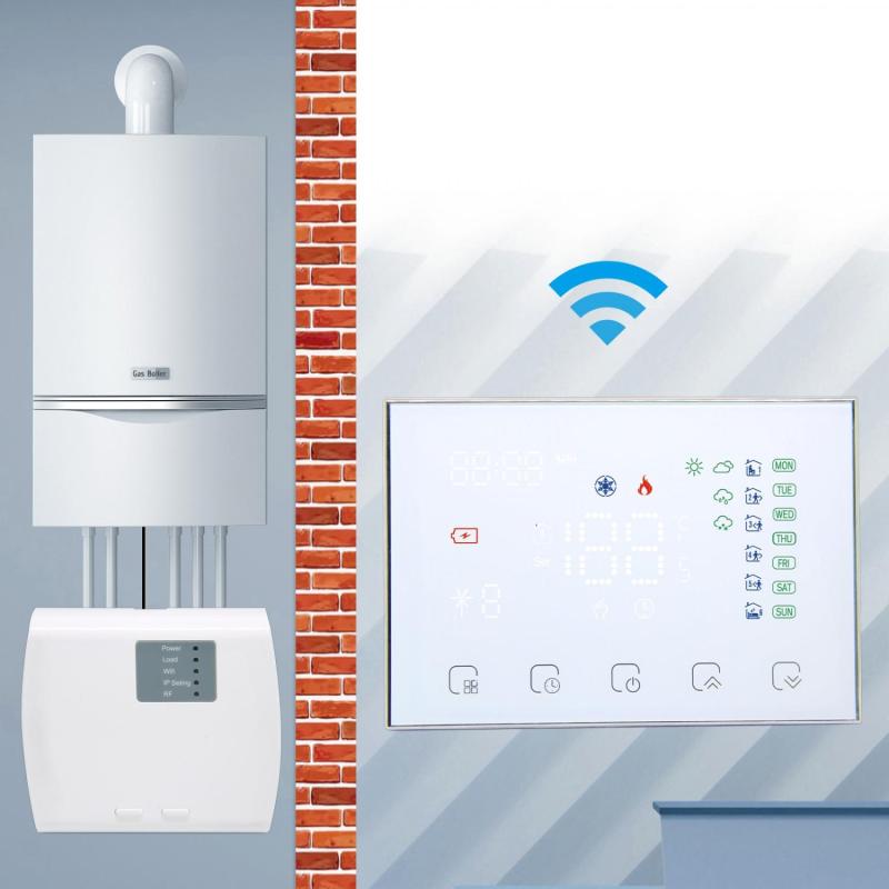 Termóstato WiFi Programável Branco Sem Fios para Aquecimento