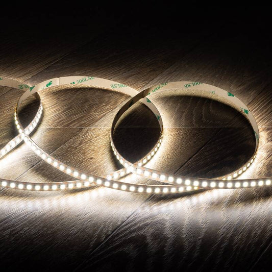 Fita LED 24V SMD 160 LED/m 5m 15W/m 1650lm/m Largura 8mm FreeCut IP20