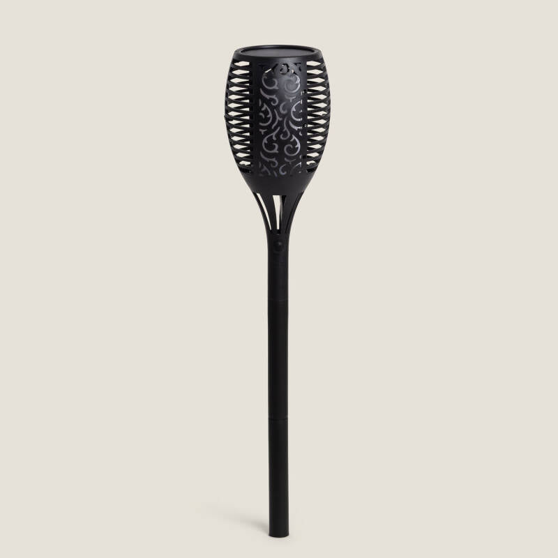 Tocha Solar LED de Efeito Chama com Espeto 1W 78cm