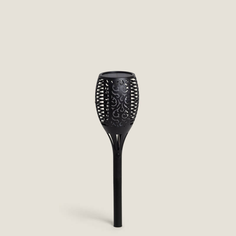 Tocha Solar LED de Efeito Chama com Espeto 1W 78cm