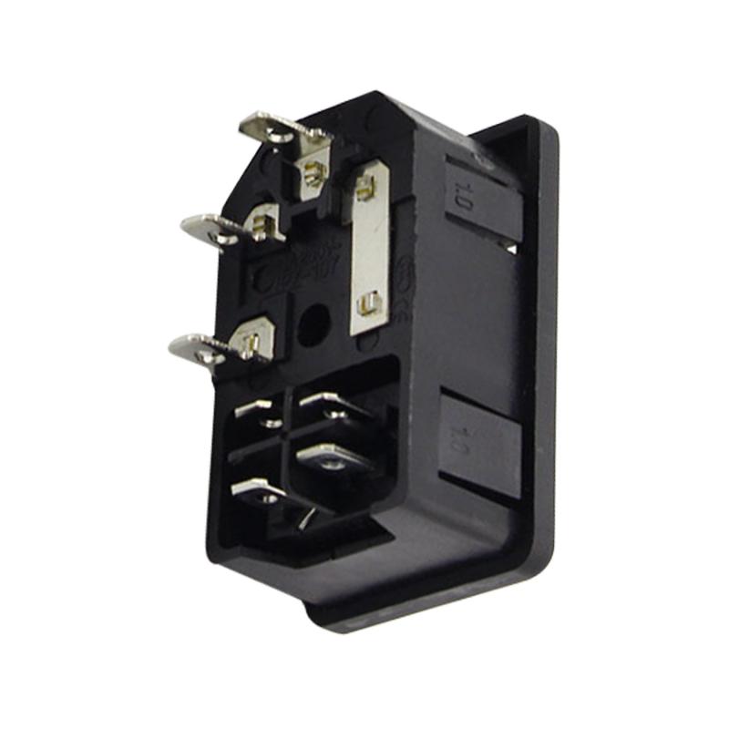 Tomada com Interruptor 15A IEC320 C14