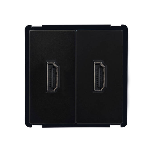 Tomada Dupla HDMI Modern