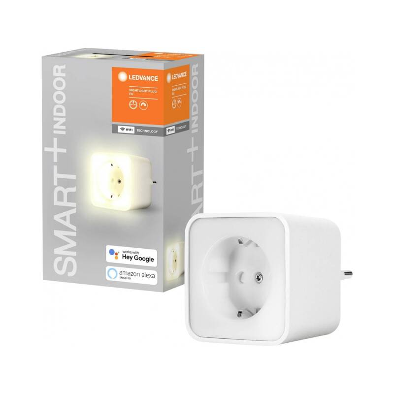 Tomada Luminosa Tipo F Schuko Smart + WiFi de Superfície LEDVANCE 4058075570993