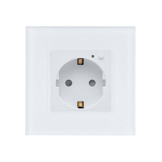 Tomada Tipo F Schuko Wifi com Moldura PC