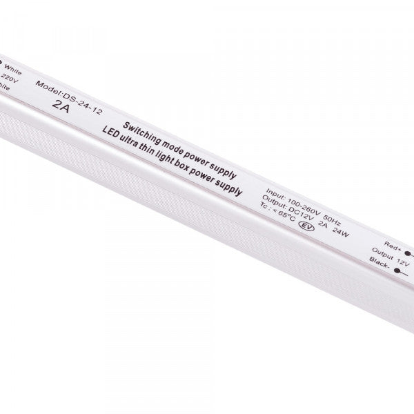 Transformador LED Ultra fino 24W 12VDC_110V-220V/AC IP20