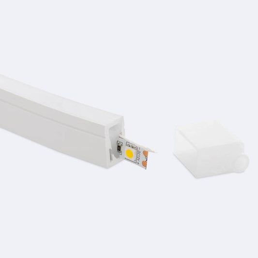 Perfil Neon SFLEX 12x20 Curva Lateral para Fita LED IP20 até 11 mm