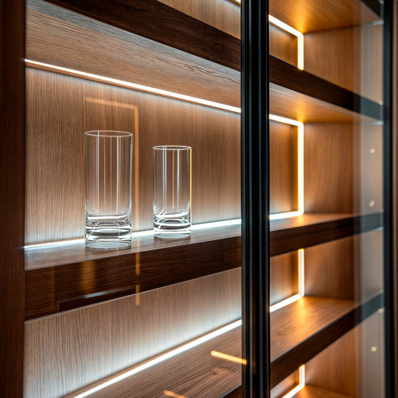 Perfil Neon SFLEX 12x12 Curva Vertical para Fita LED IP20 até 8 mm