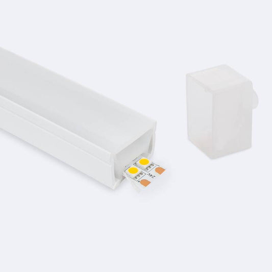 Perfil Neon SFLEX 30x20 Curva Vertical para Fita LED IP20 até 17,5 mm