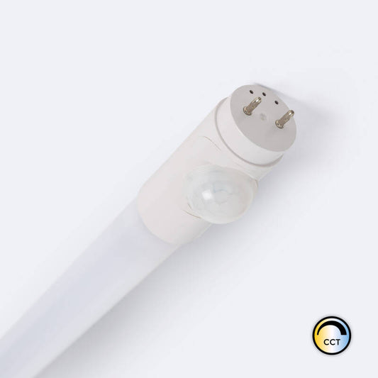 Tubo LED 150cm T8 G13 PC com detetor de movimento PIR il. Segurança Conexão unilateral 23W 140lm/W