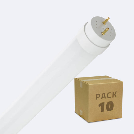 Tubo LED T8 Vidro 90cm Conexão uni-Lateral 12W 160lm/W (Pack 10 un)