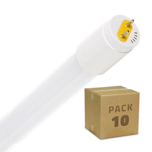 Tubo LED T8 G13 120 cm Vidro Conexão Uni-Lateral 18W 120lm/W (Pack 10 un)