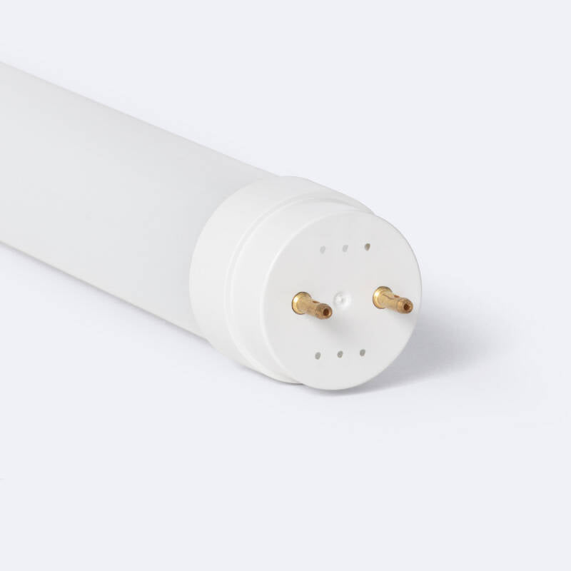 Tubo LED T8 G13 60 cm Vidro Conexão Uni-Lateral 9W 120lm/W (Pack 10 un)