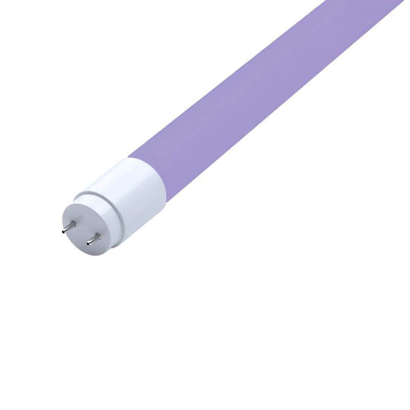 Tubo LED T8 G13 60cm Luz Preta 9W Conexão Unilateral