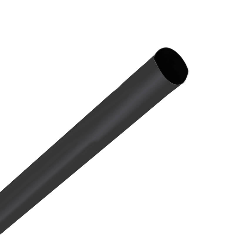 Tubo Termorectráctil Preto Contração 3:1 18mm 1 metro