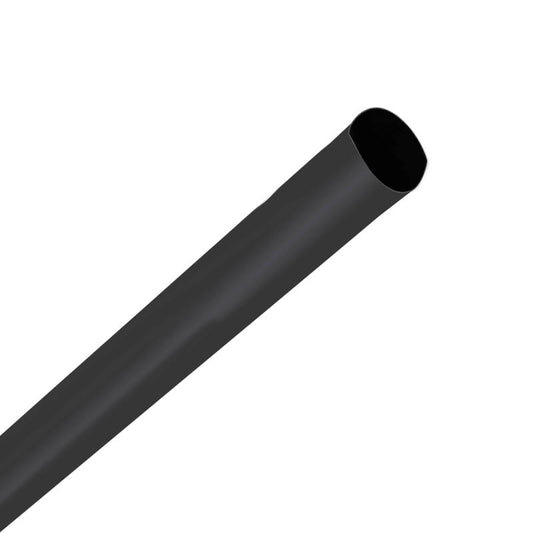 Tubo Termorectráctil Preto Contração 3:1 18mm 1 metro