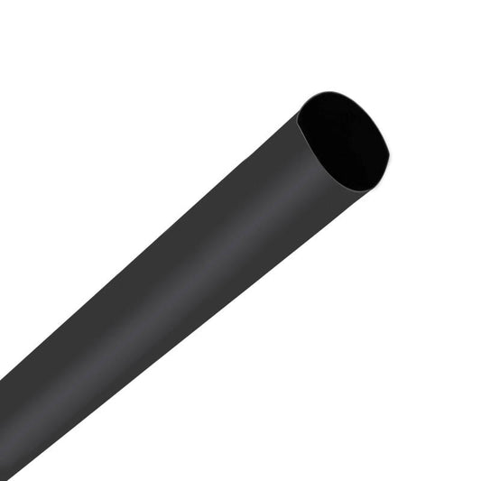 Tubo Termoretráctil Preto Contração 3:1 24mm 1 metro