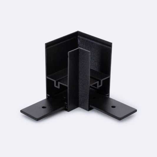 União em L Horizontal para Calha Magnético 25mm SuperSlim Suspensão 48V