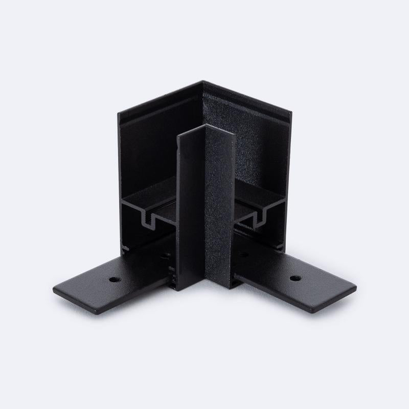 União em L Horizontal para Calha Magnético 25mm SuperSlim Suspensão 48V