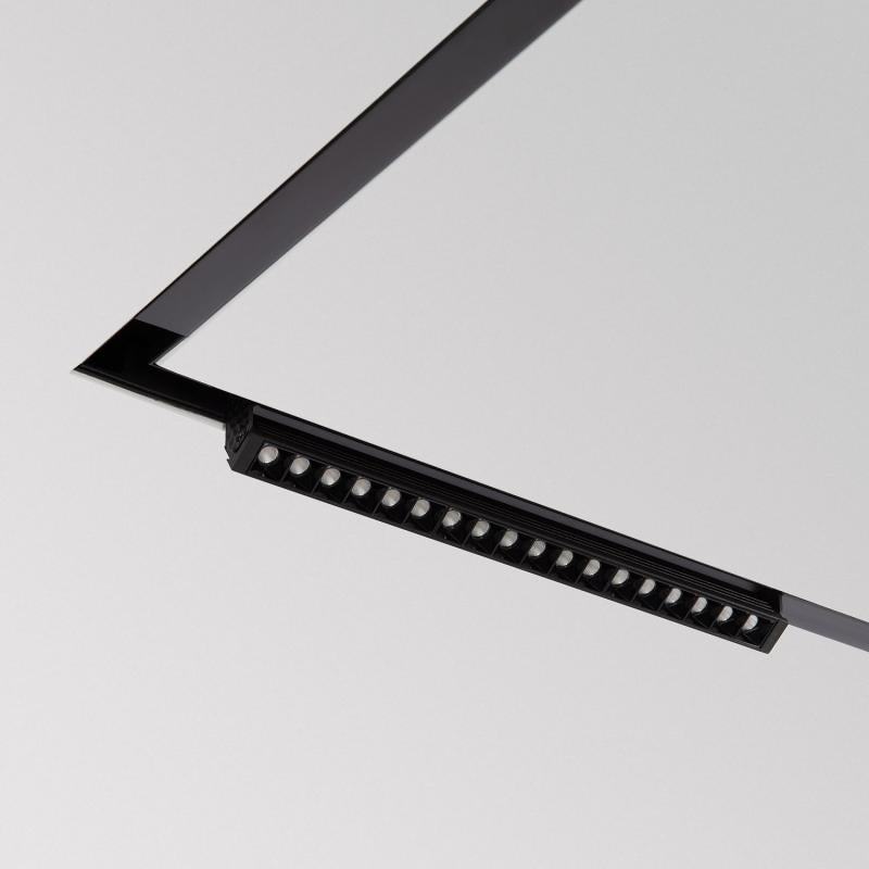 União em L Horizontal para Calha Magnético Encastrável 20mm