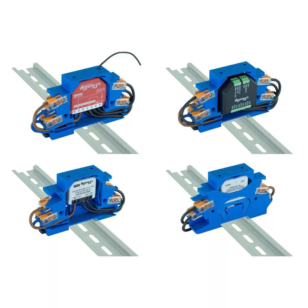Flexi-Rail W universal DIN rail adapter, com Wago holder