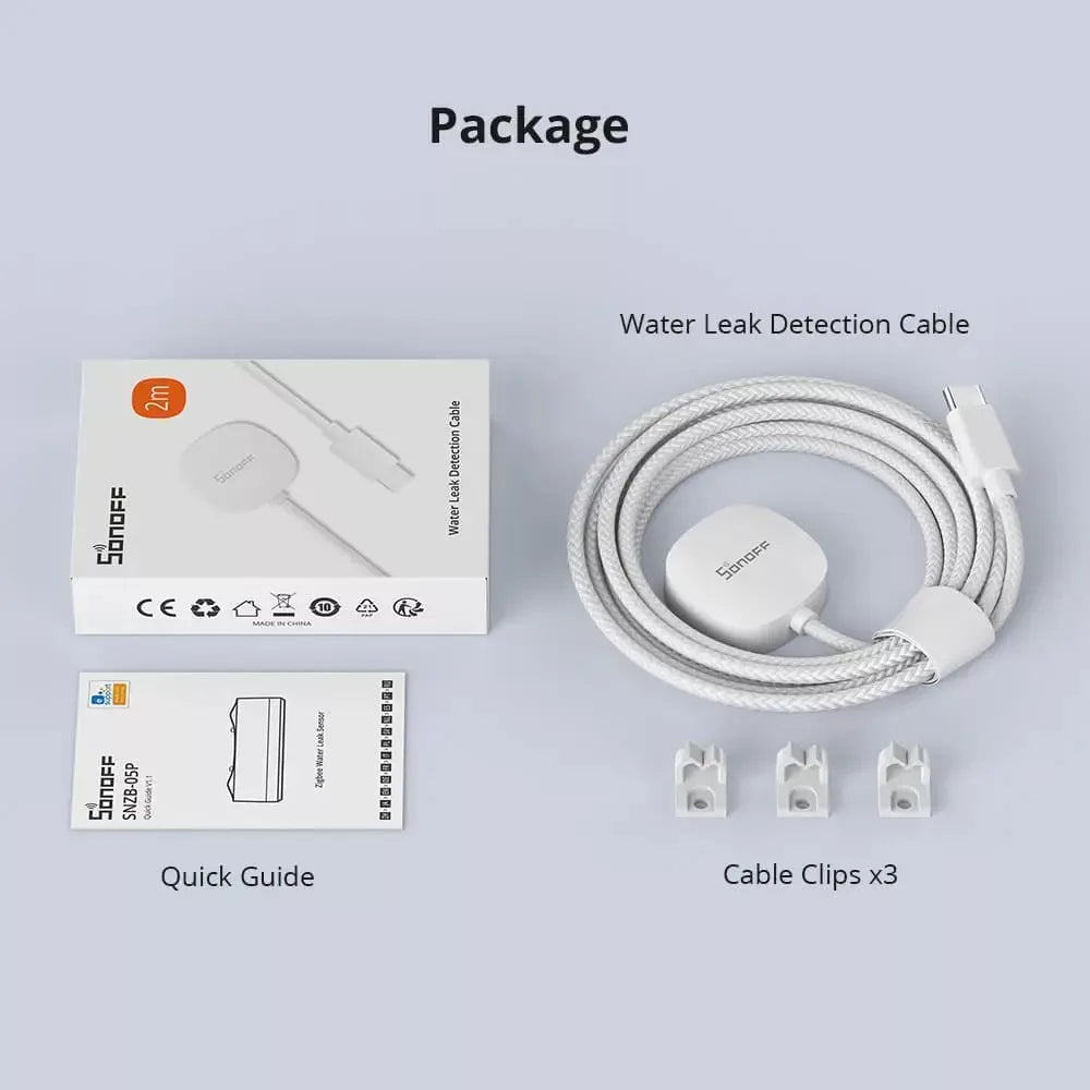 Sonoff Water Leak Detection Cable (SNZB-05P accessory)