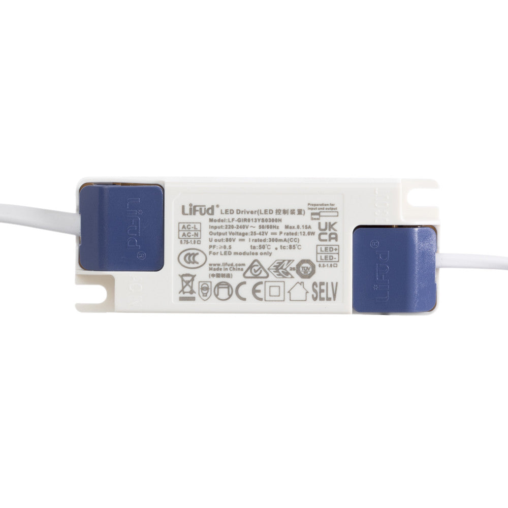 Downlight LED Slimline 12W 1.204Lm Driver Lifud Flicker Free IP20 30.000H