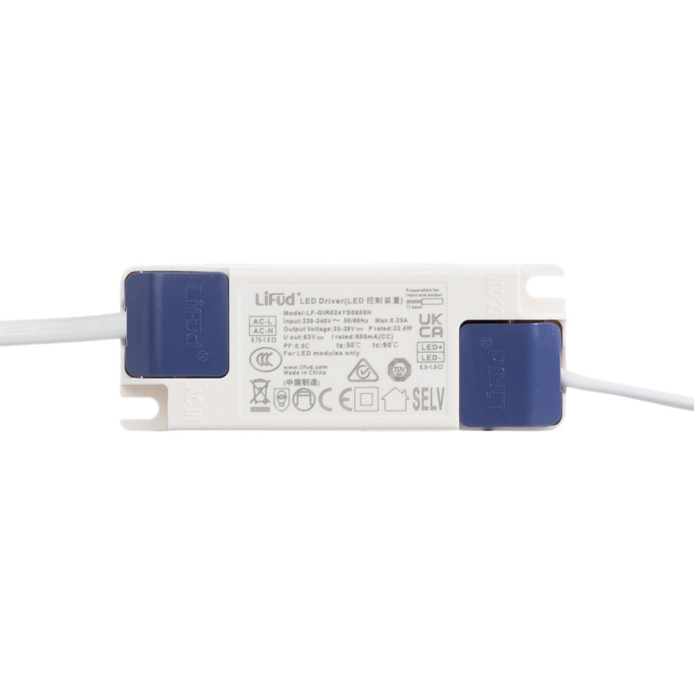 Downlight LED Slimline 24W 2.585Lm Driver Lifud Flicker Free IP20 30.000H