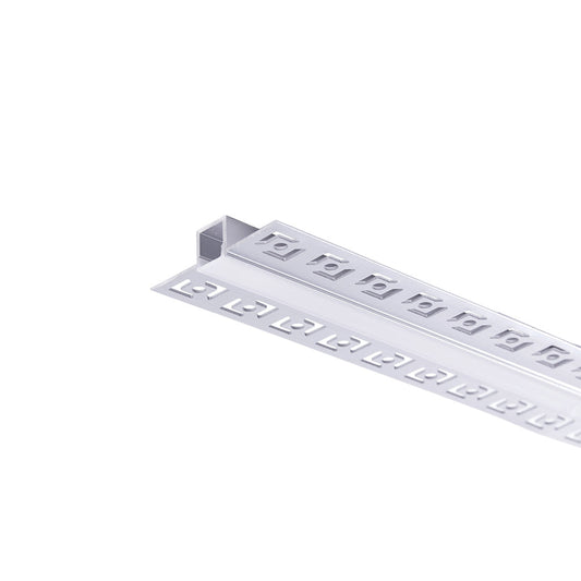 Perfil de Alumínio Para Recesso Escayola/Pladur Tira LED Led 9Mm - 1M