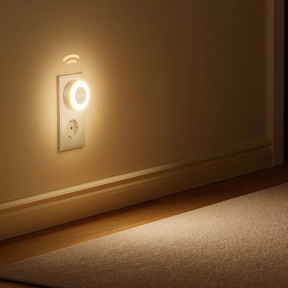 Yeelight Plug-in Light Sensor Nightlight Lite, parede socket plug-in night light com light sensor (YLYYD-0021)